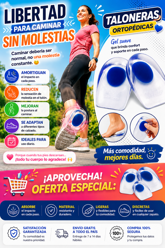 TALONERAS ORTOPEDICAS ULTRA DESCANSO