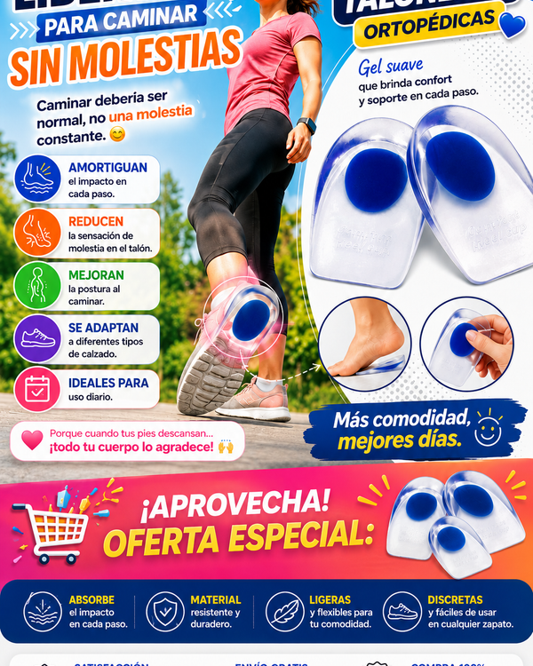 TALONERAS ORTOPEDICAS ULTRA DESCANSO